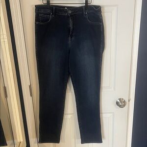 Kut from the Kloth Dark Wash Straight Leg Jeans